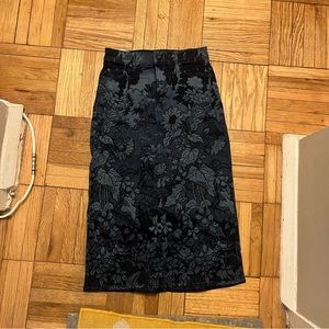 MOTHER Swooner Midi Skirt